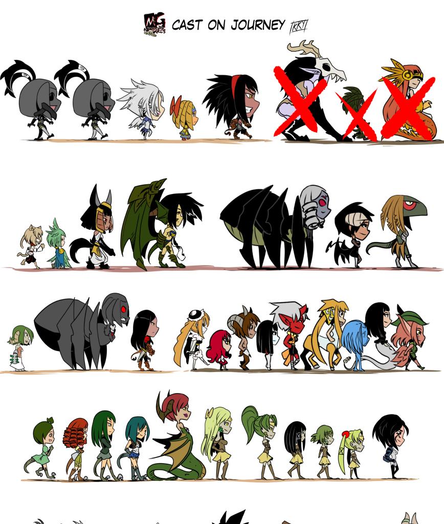 Monster girls on tour - Episode 217, Page 1: Page 217